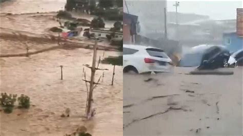 直击河南多地暴雨：洪水淹没小镇 火车被困16小时 多部门联动救灾_腾讯视频