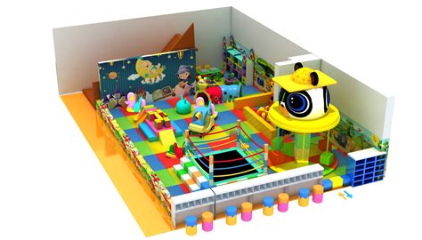 营销中心内儿童游乐区区域图及游乐设备效果图|三维|场景|放狼的小羊 - 原创作品 - 站酷 (ZCOOL)
