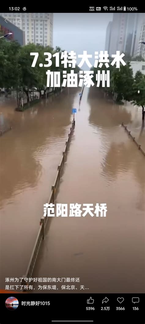 涿州泄洪