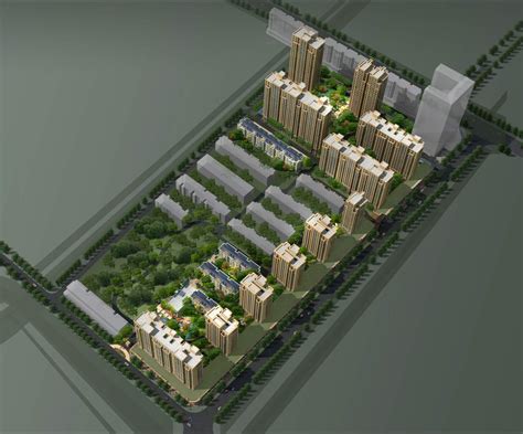华泰豪庭3dmax 模型下载-光辉城市