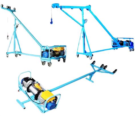 简易吊机-500公斤可伸缩楼房室外小吊机价格批发-保定东弘起重机械制造有限公司