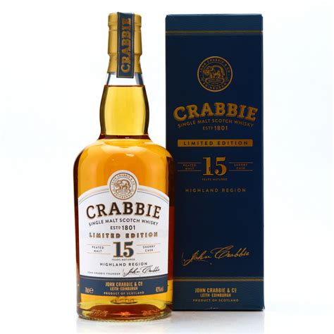 Crabbie 15 Year Old Highland Single Malt | Whisky Auctioneer