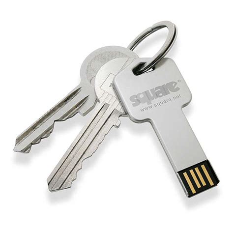USB Metallic Key Flash Drive