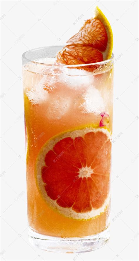 西柚汁果汁饮料素材图片免费下载-千库网