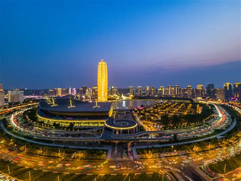 郑州cbd图片,大城市,夜景_大山谷图库