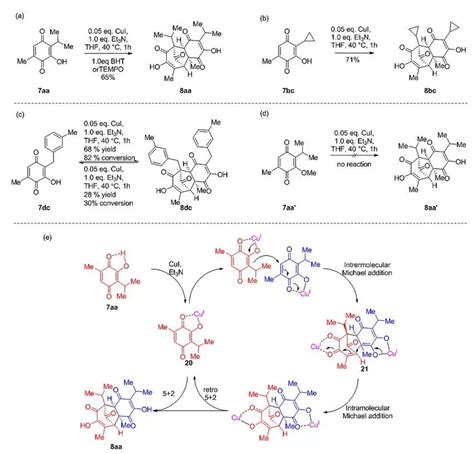 苯醌分子间[5+2]环加成二聚反应及应用 学术资讯 - 科技工作者之家