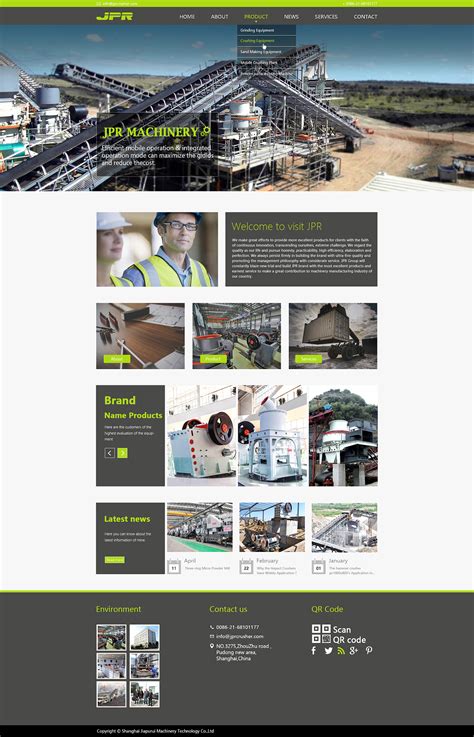 机械网站模板|网页|企业官网|低调丶 - 原创作品 - 站酷 (ZCOOL)
