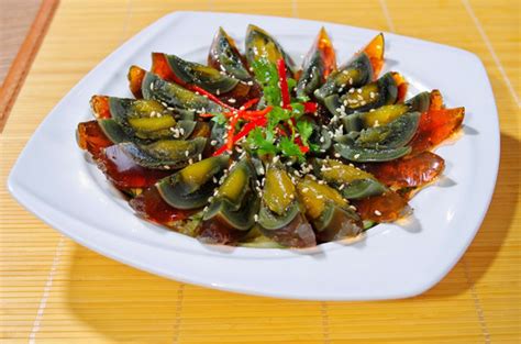 姜汁松花蛋,中国菜系,食品餐饮,摄影,汇图网www.huitu.com