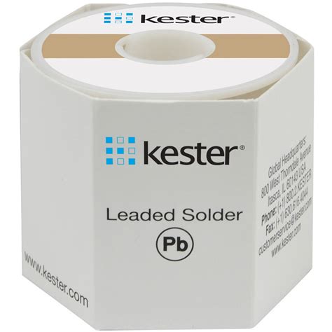 Kester 24-6337-8800 50 Activated Rosin Cored Wire Solder Roll, 245 No ...