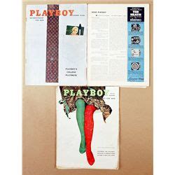 Vintage 1958 Playboy magazine collection- Lot of 2