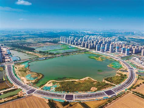 徐州经济技术开发区高铁生态商务区环湖路建设已经完成主体施工_中国江苏网
