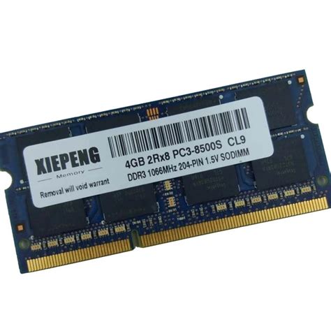 Memori Laptop 4GB 2Rx8 PC3-8500S RAM DDR3 8G 1066 MHz 4G, 48% OFF