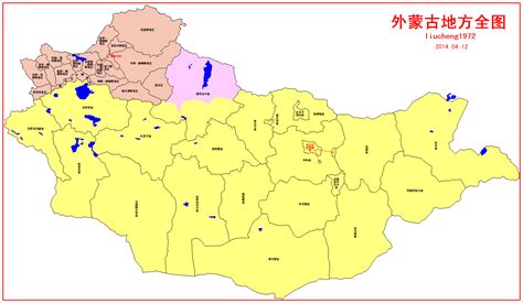 蒙古国地图高清中文版-蒙古国地图高清版大图下载-绿色资源网