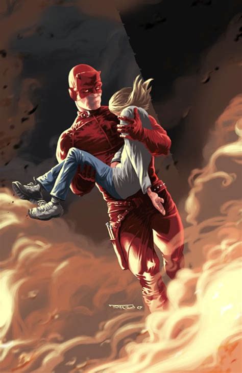 漫画英雄人物插画： 夜魔侠(Daredevil)(3) - 设计之家