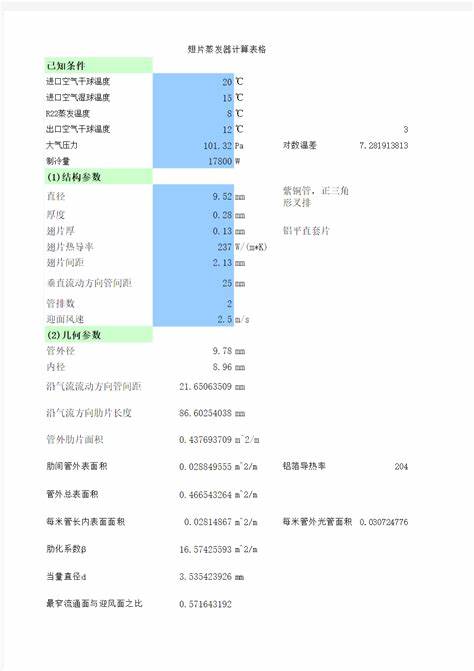 r22蒸发压力跟蒸发温度对照表