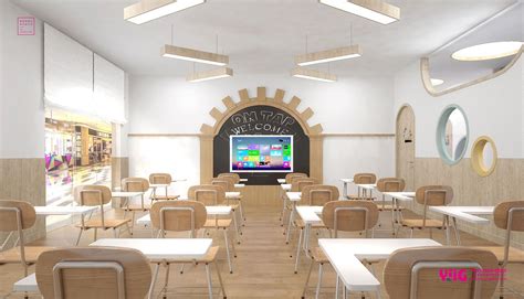 教育培训机构设计装修室内设计幼儿园教室效果图|空间|家装设计|艺瀚设计中心 - 原创作品 - 站酷 (ZCOOL)