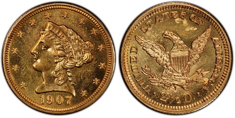 Images of Liberty Head $2.5 1907 $2.50 - PCGS CoinFacts