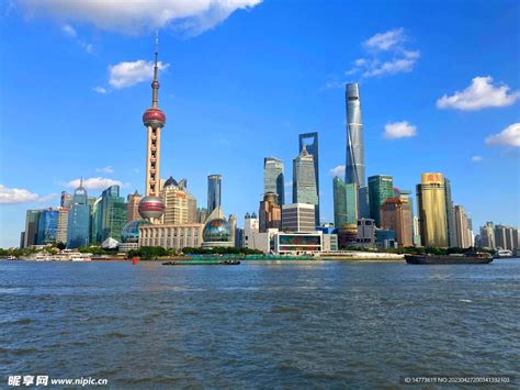 上海陆家嘴四件套超级夜景高清图片下载-正版图片501370208-摄图网