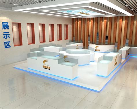 企业科技感展厅设计 3D效果图设计|三维|其他三维|艺汇设计 - 原创作品 - 站酷 (ZCOOL)
