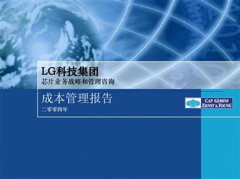 LG集团成本管理报告.ppt
