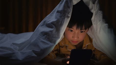 深夜被窝里玩手机的小男孩mp4格式视频下载_正版视频编号168546-摄图网