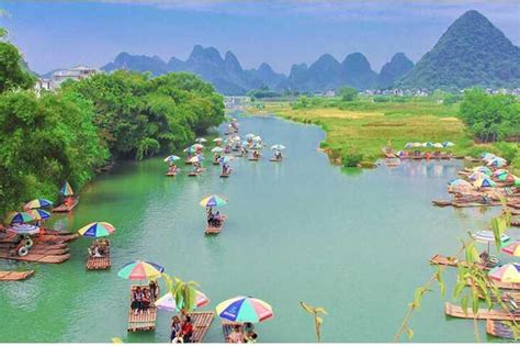 桂林必去漂流圣地, 桂林夏天去哪玩？桂林漂流，阳朔龙颈河漂流, 龙胜龙脊峡漂流