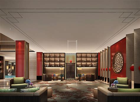 中式宾馆 - 效果图交流区-建E室内设计网