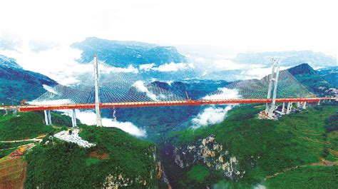 世界第一高桥尼珠河大桥，深山峡谷架高桥，巨龙飞舞入云端！|高桥|珠河大桥|峡谷_新浪新闻