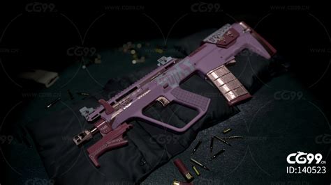 AUG突击步枪3d模型-cg模型免费下载-CG99