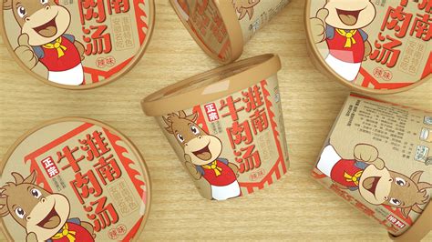 淮南牛肉汤包装设计/速食包装设计-食品包装设计作品|公司-特创易·GO