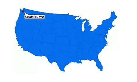 美国西雅图地理位置,美西雅图在位置,美西雅图_大山谷图库