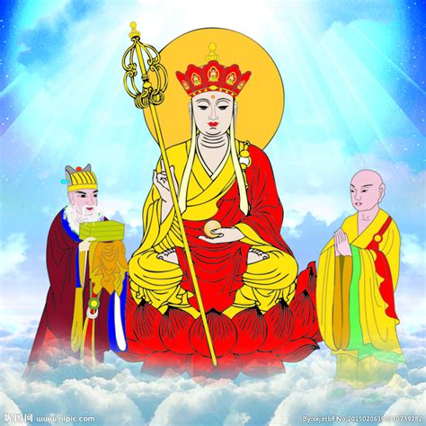 地藏王菩萨圣像设计图__PSD分层素材_PSD分层素材_设计图库_昵图网nipic.com