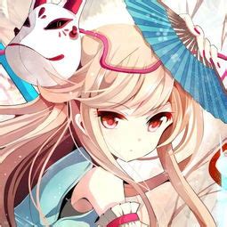 温柔女生头像戴面具