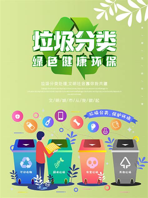 分类回收公益海报_素材中国sccnn.com