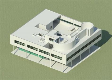 萨伏伊别墅模型 | Villa Savoy model|三维|建筑/空间|兔沐 - 原创作品 - 站酷 (ZCOOL)