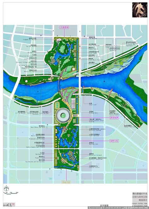 公园项目大公园规划su模型下载-光辉城市