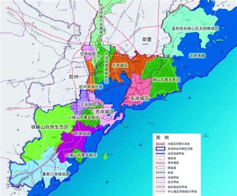 青岛城市规划,青岛市2030年规划图,2020青岛城市规划图(第19页)_大山谷图库
