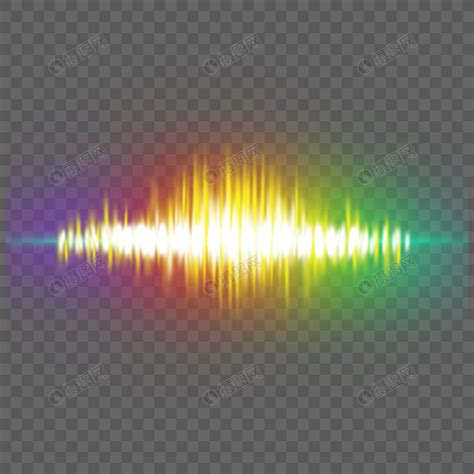 彩色音乐光波光线光效元素素材下载-正版素材402058875-摄图网