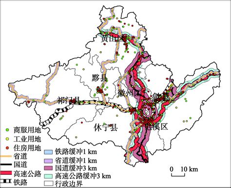 黄山市行政区划图 - 中国地图全图 - 地理教师网