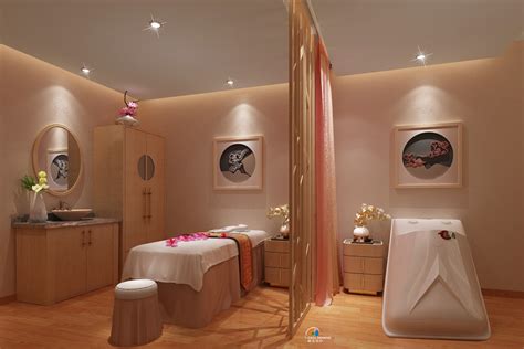 spa水疗会所设计高端美容院装修设计-北京元致美秀环境艺术设计有限公司