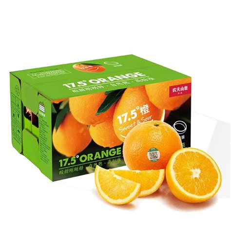 农夫山泉17.5°橙6斤装 铂金果 - 花果山 - 带你去吃好水果