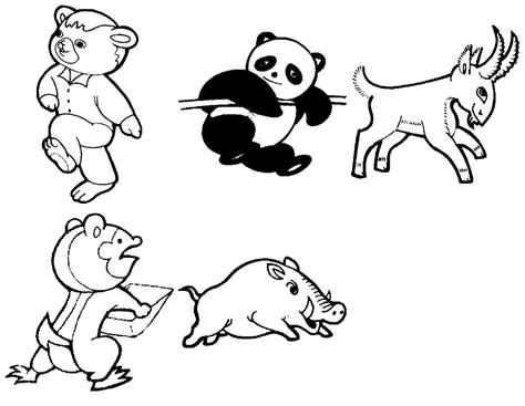 动物简笔画图片