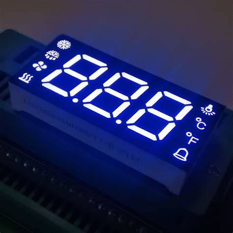 Ultra Bright White 3-Digit 7 Segment LED Display Common Anode for ...