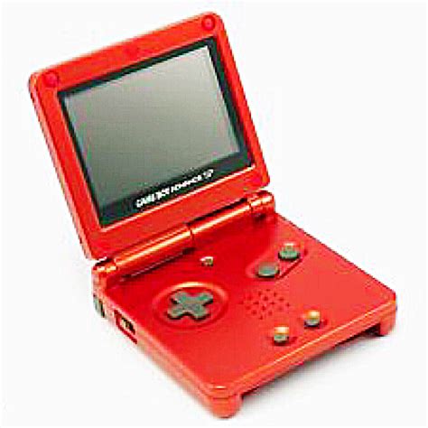 Amazon.com: Nintendo Game Boy Advance SP Console - Flame Red : Video Games