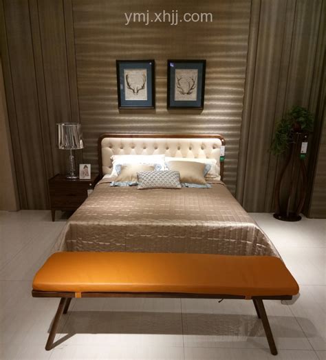 爱家主场床布艺床双人床1.8米1.5m软体床高箱 后现代简约 美式床-单人床-2021美间（软装设计采购助手）