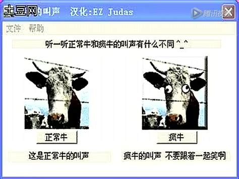 正常牛叫和疯牛的叫声（爆笑--微信“百优果”_腾讯视频