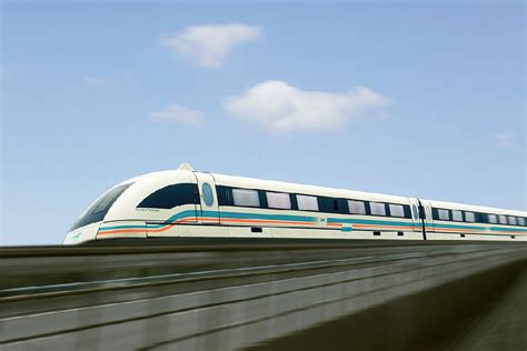 上海磁悬浮列车-上海磁浮交通高清摄影大图-千库网
