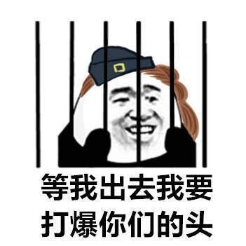 进监狱表情包图片