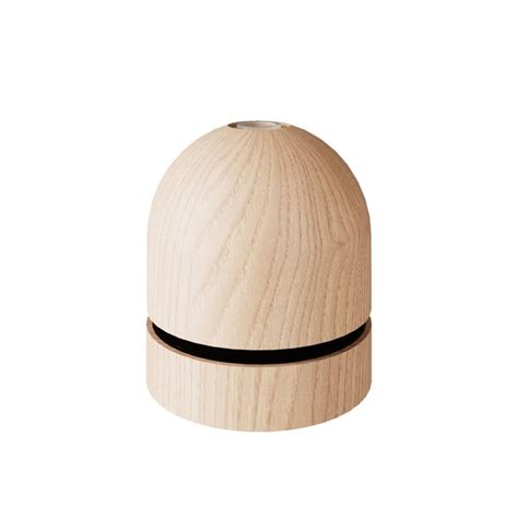 299217 - Portalámparas E27 madera natural - Iluminable | Portalámparas simples para lámparas