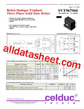 SVT967960 Datasheet(PDF) - celduc-relais